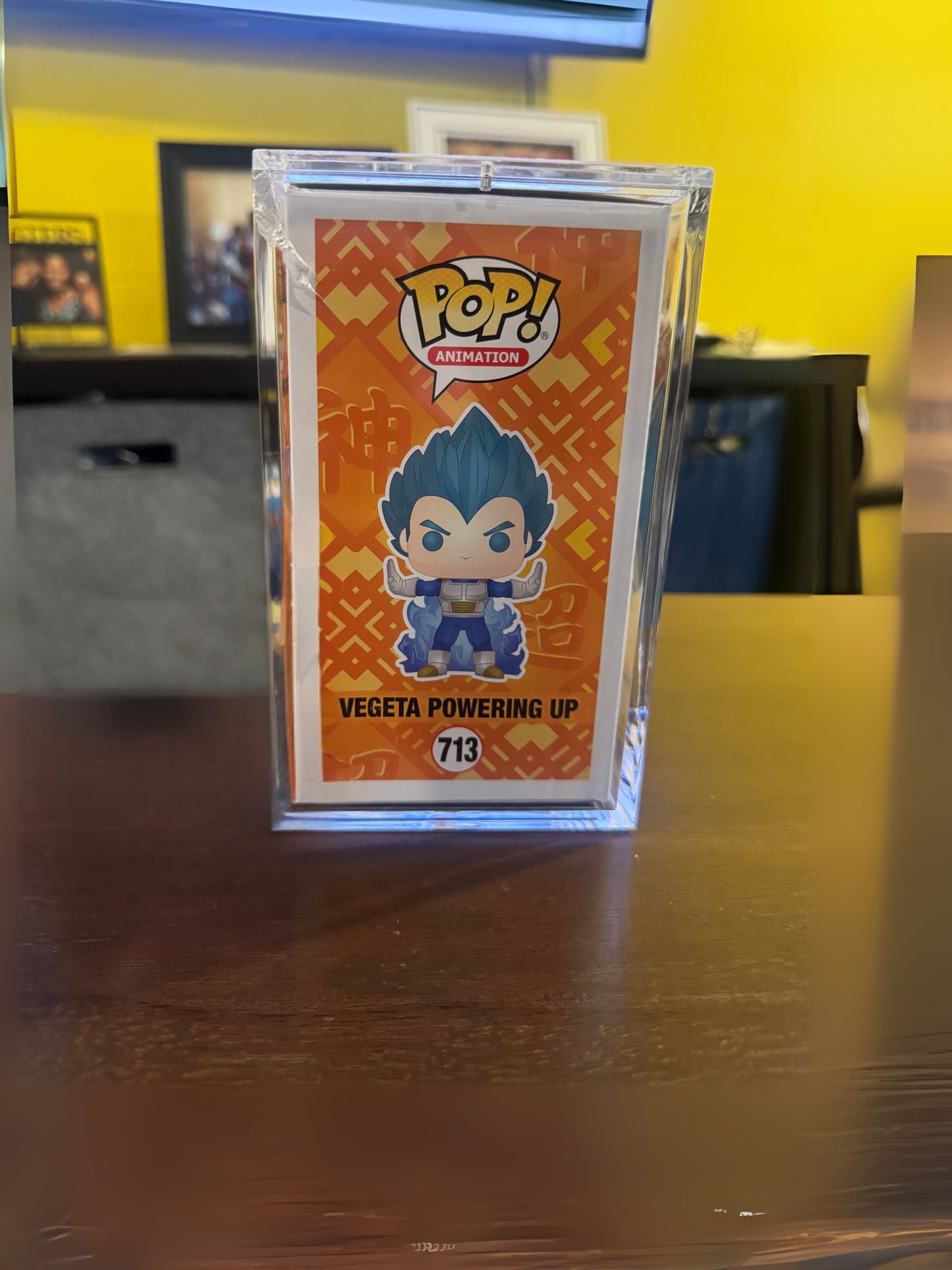 Autographed Vegeta Powering Up Funko 713