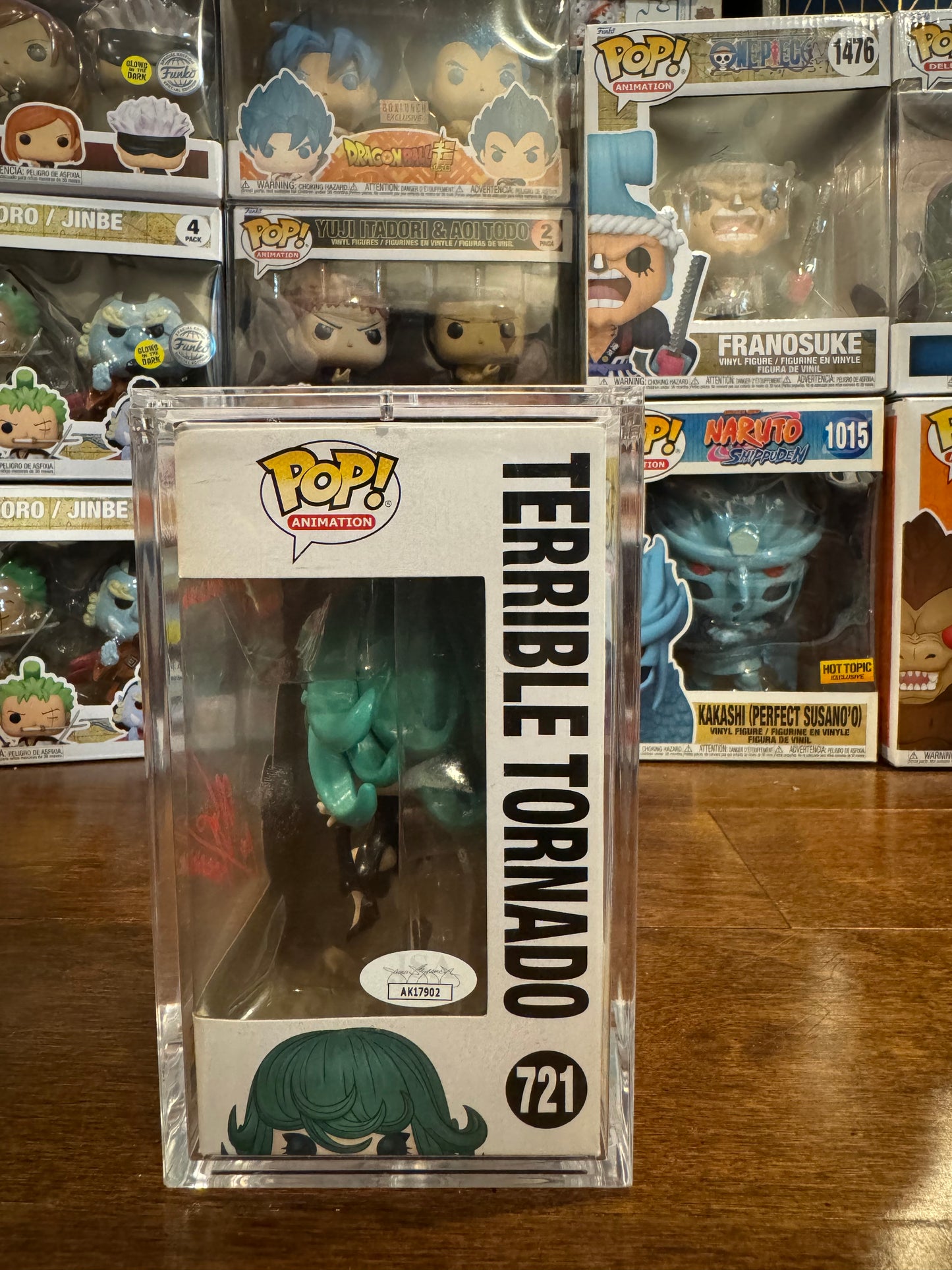 Autographed Terrible Tornado Funko 721