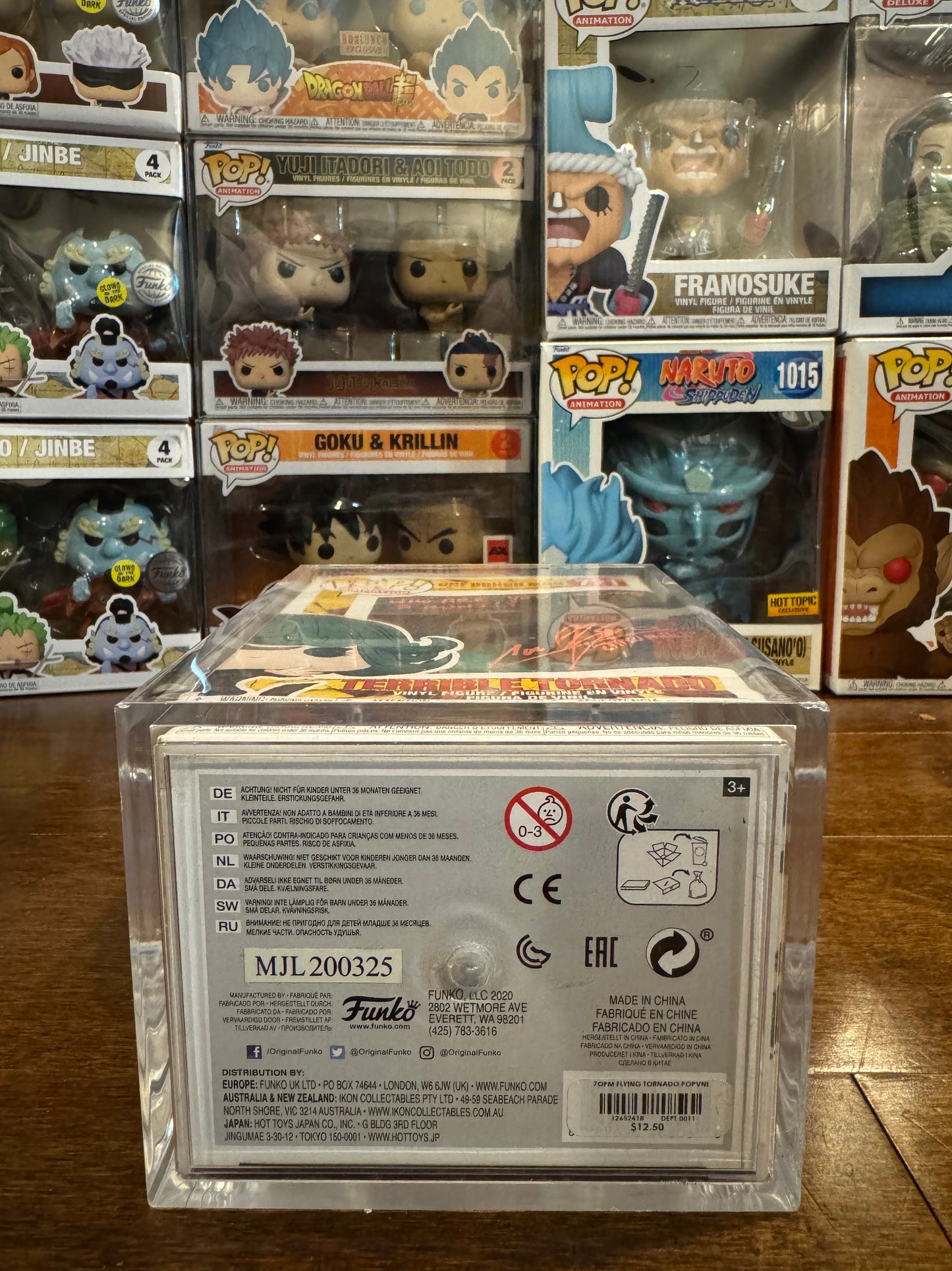 Autographed Terrible Tornado Funko 721
