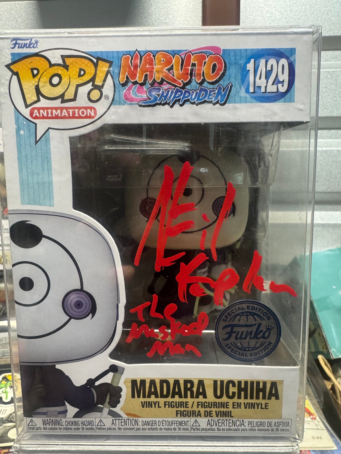 Autographed Madara Funko 1429