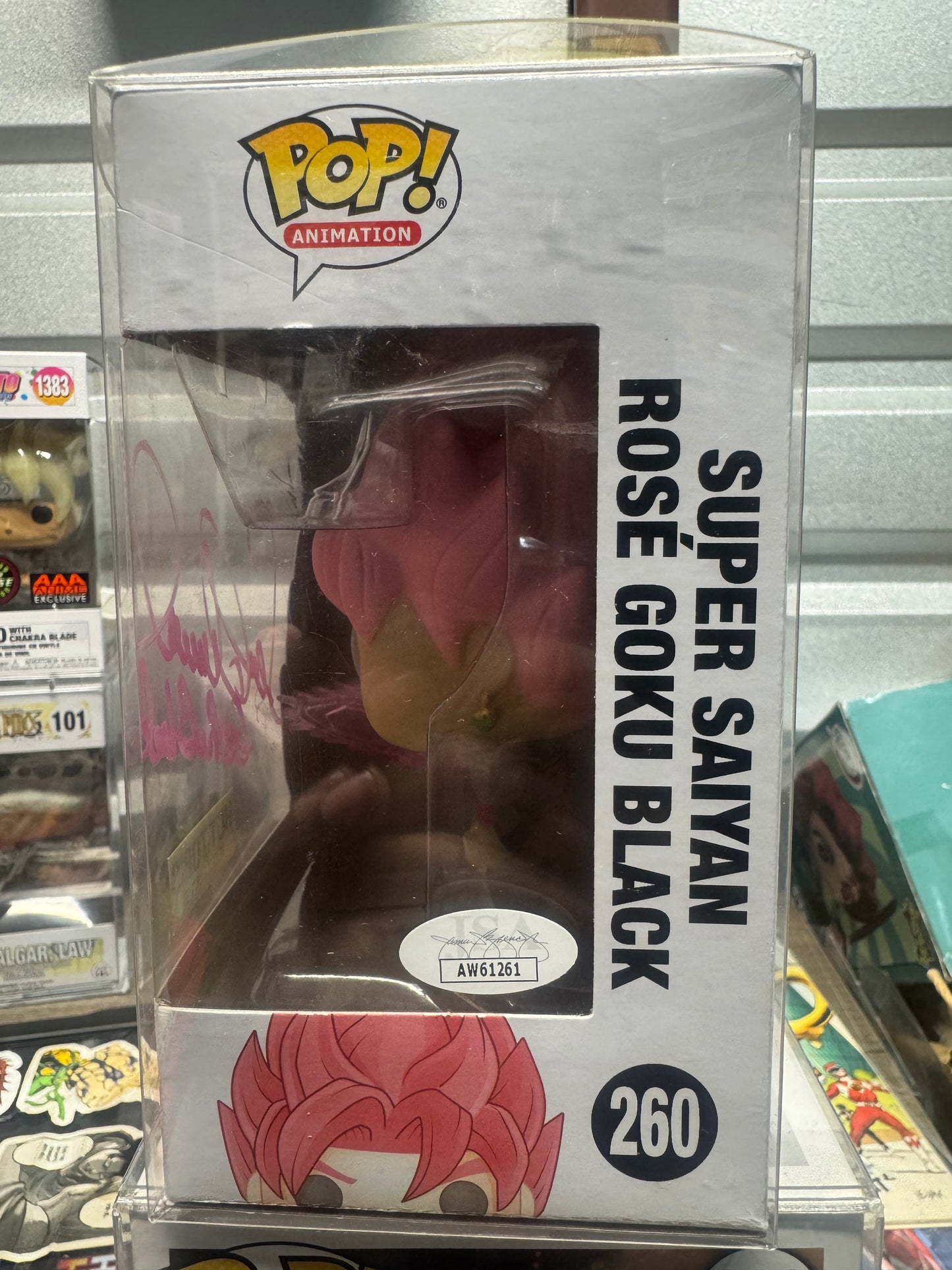 Autographed Goku Funko 260