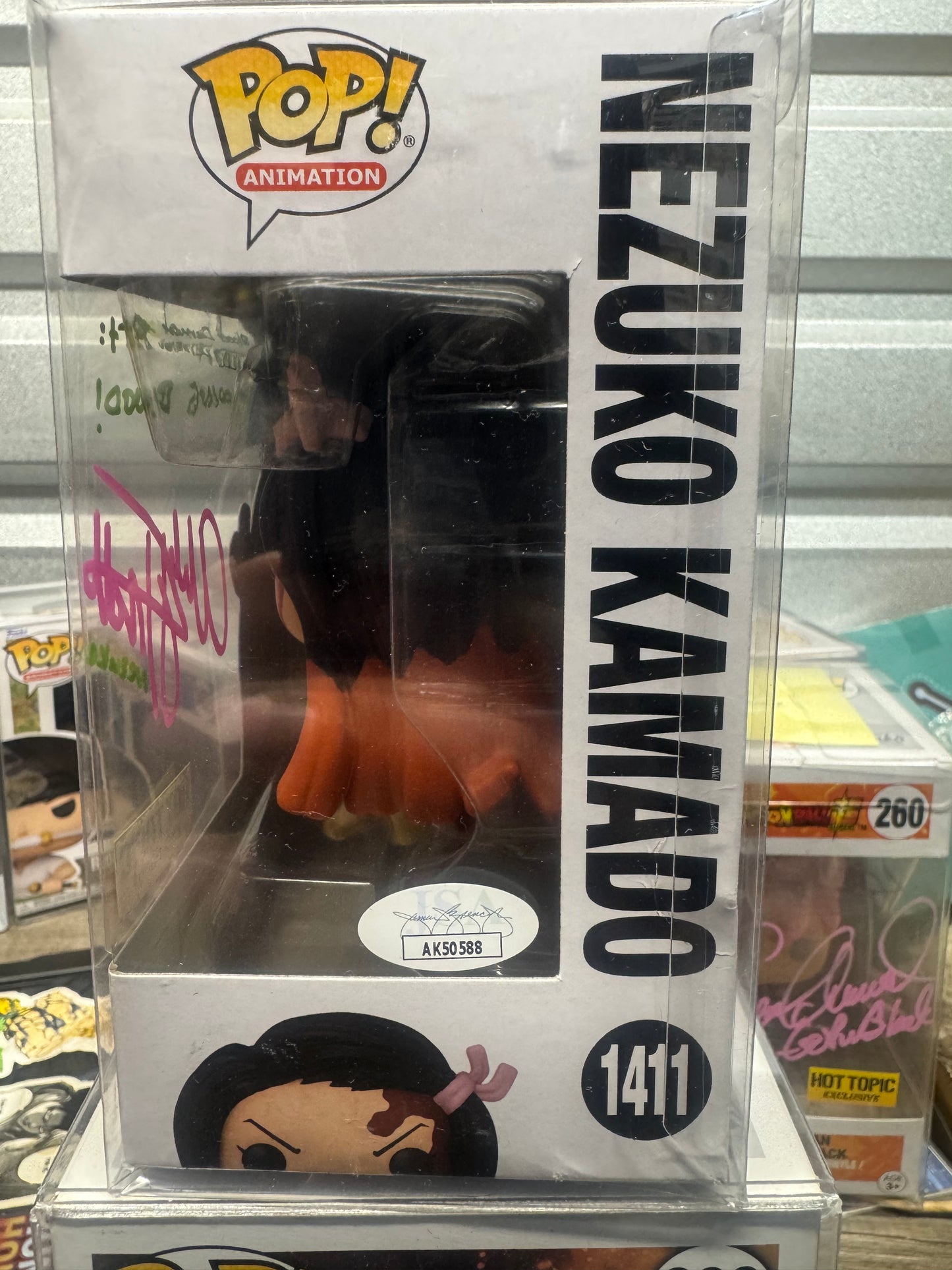 Autographed Nezuko Kamado Funko 1411