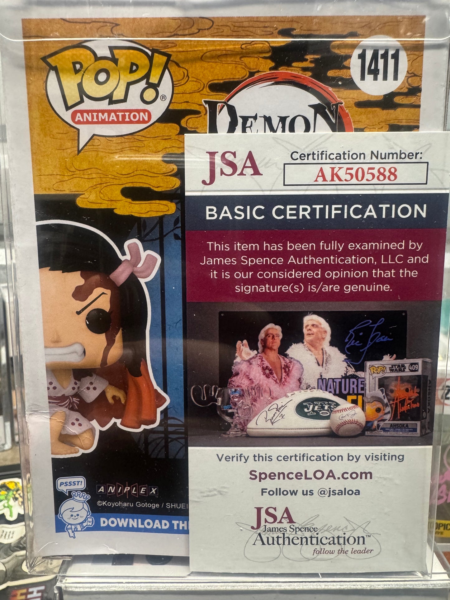 Autographed Nezuko Kamado Funko 1411