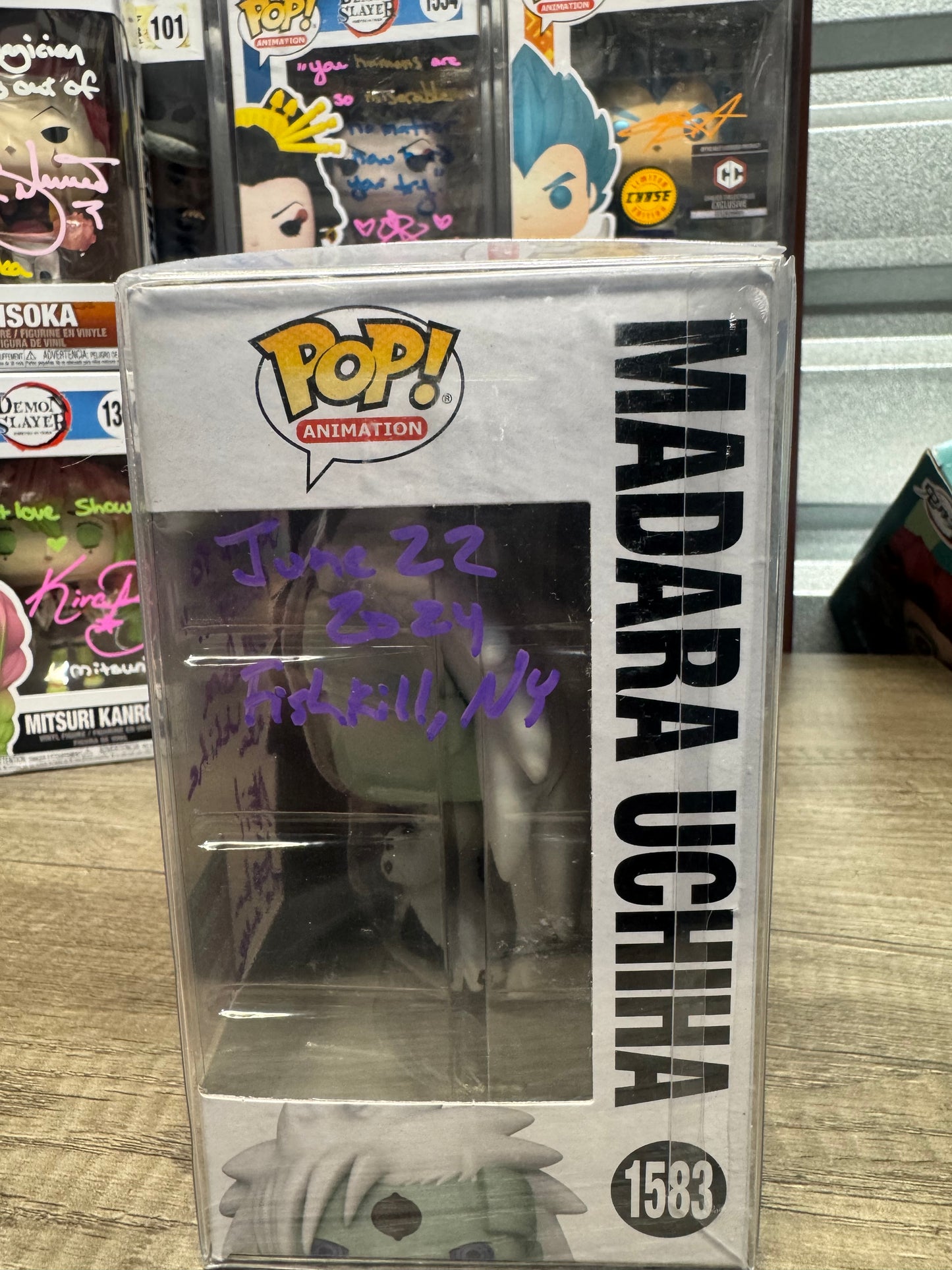 Autographed Madara Funko 1583 Convention Edition