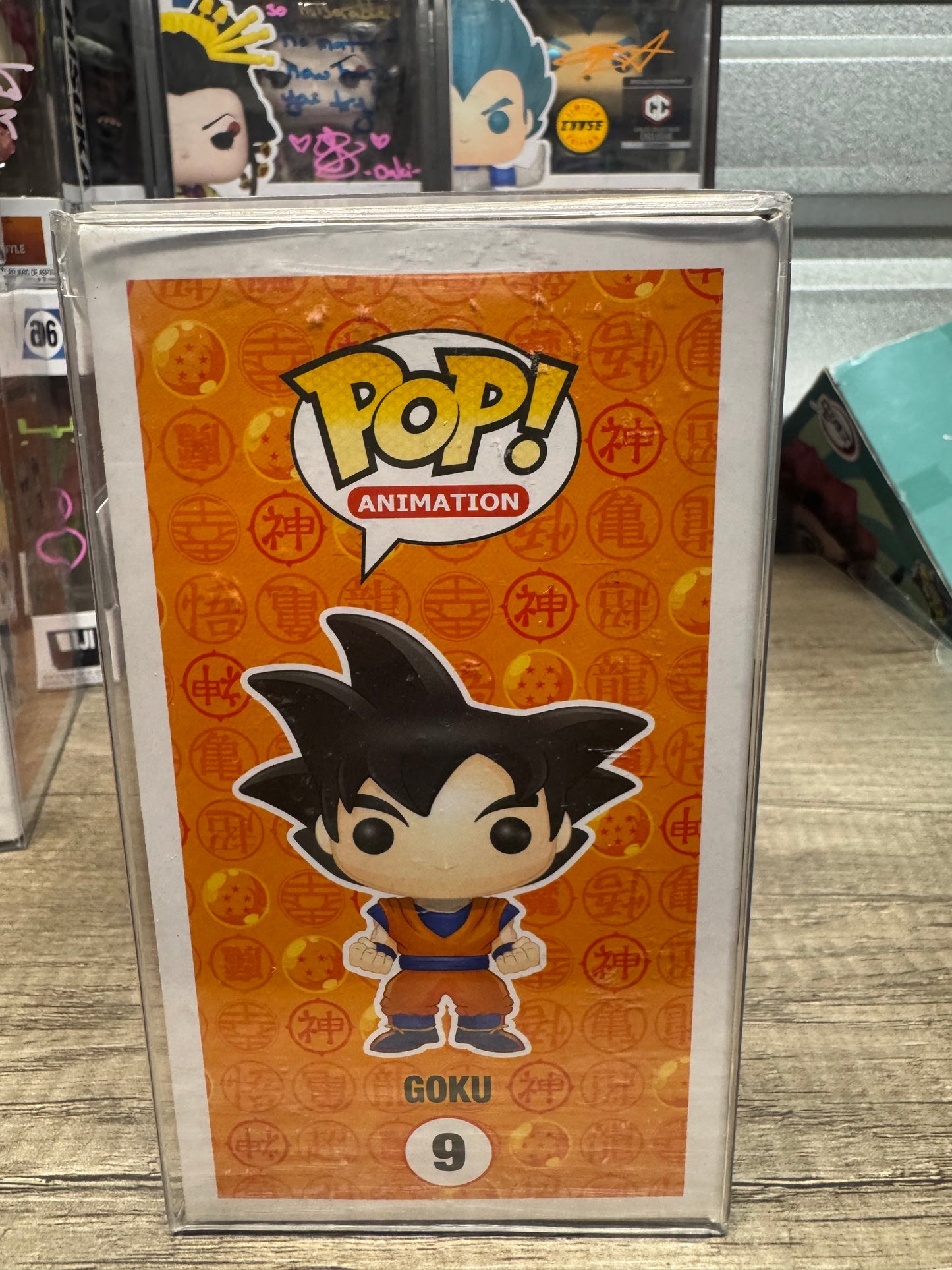 Autographed Goku Funko 9