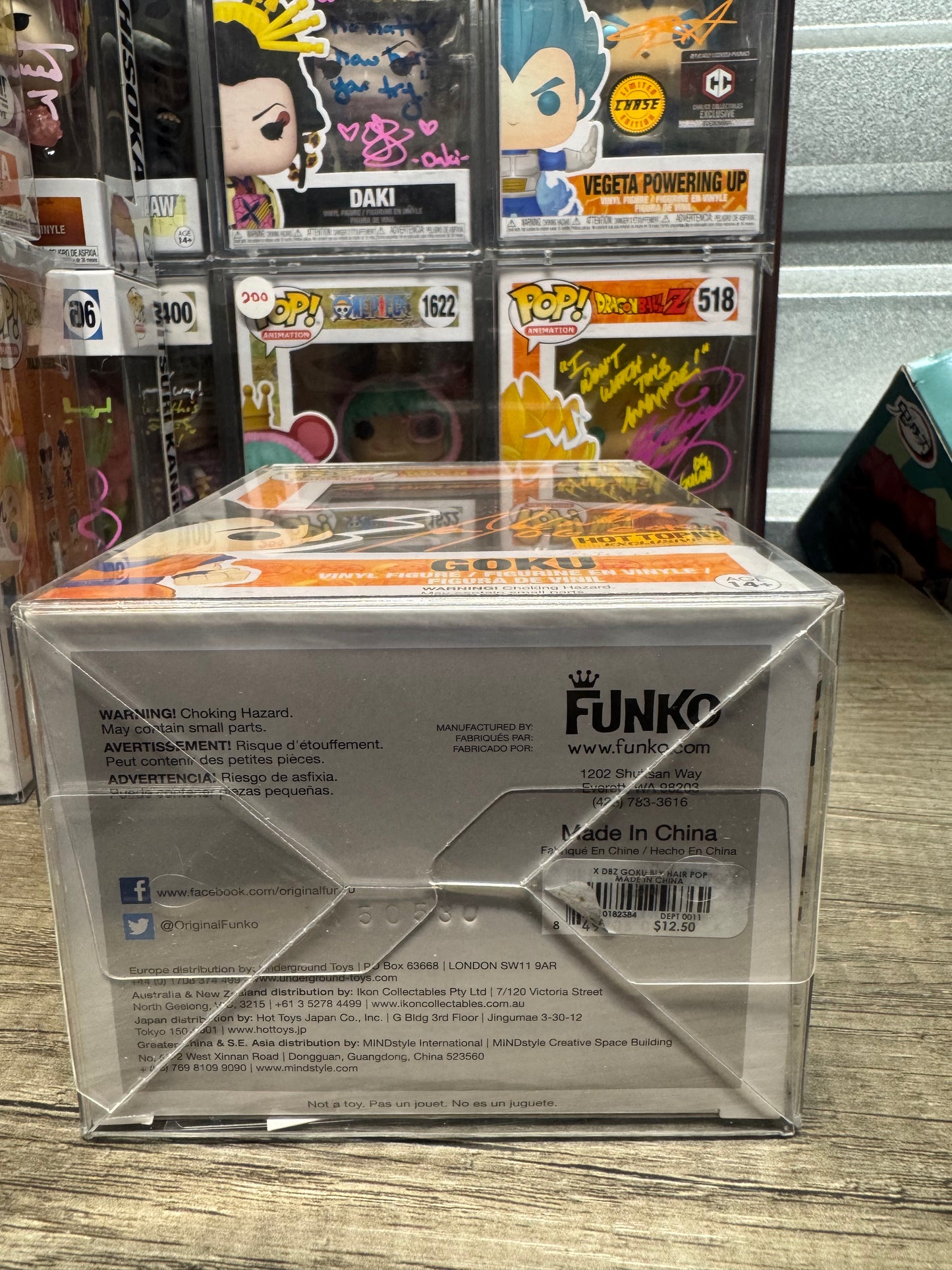 Autographed Goku Funko 9