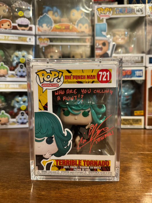 Autographed Terrible Tornado Funko 721