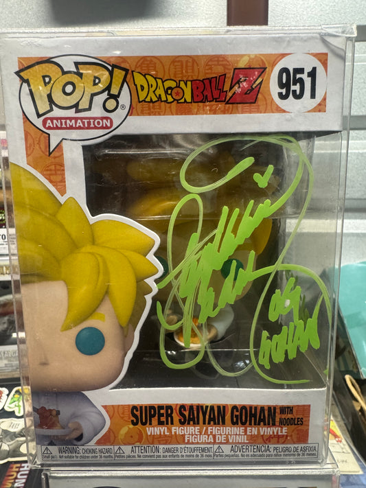 Autographed Super Saiyan Gohan With Noodles 951