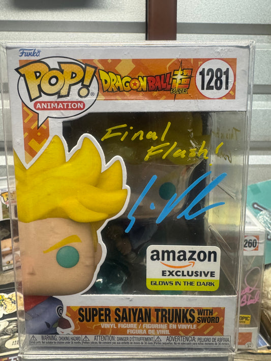 Autographed Super Saiyan Trunks With Sword Funko 1281