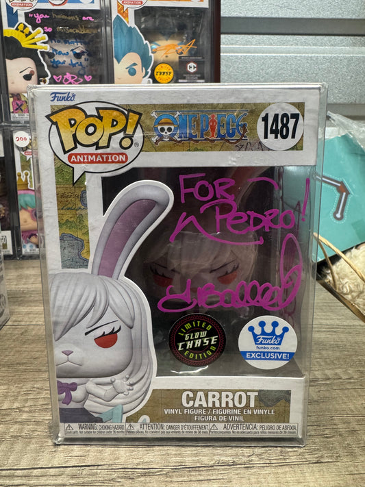 Autographed Carrot Funko 1487 Chase Variant