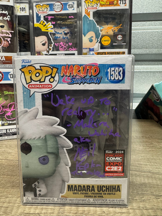 Autographed Madara Funko 1583 Convention Edition